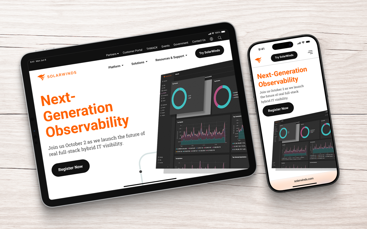 SolarWinds platform experience improvements